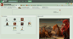 Desktop Screenshot of dameodessa.deviantart.com