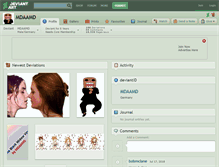 Tablet Screenshot of mdaamd.deviantart.com