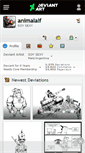 Mobile Screenshot of animalalf.deviantart.com