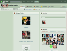 Tablet Screenshot of cosplay-yaoi.deviantart.com