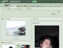 Tablet Screenshot of dragnot.deviantart.com