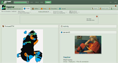 Desktop Screenshot of dapplear.deviantart.com