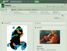 Tablet Screenshot of dapplear.deviantart.com