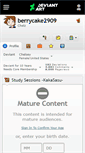 Mobile Screenshot of berrycake2909.deviantart.com