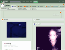 Tablet Screenshot of eluzion.deviantart.com