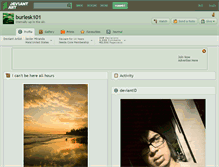 Tablet Screenshot of burlesk101.deviantart.com