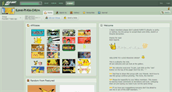 Desktop Screenshot of ilove-pi-ka-chu.deviantart.com
