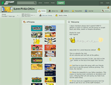 Tablet Screenshot of ilove-pi-ka-chu.deviantart.com