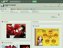 Tablet Screenshot of begger4mcgregor.deviantart.com