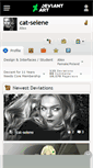Mobile Screenshot of cat-selene.deviantart.com