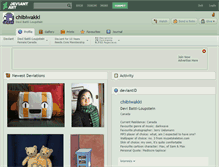 Tablet Screenshot of chibiwakki.deviantart.com