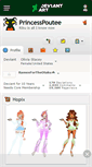 Mobile Screenshot of princesspoutee.deviantart.com