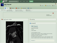 Tablet Screenshot of dmc-guyver.deviantart.com