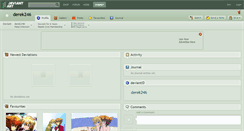 Desktop Screenshot of derek246.deviantart.com
