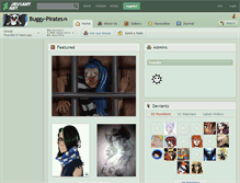 Tablet Screenshot of buggy-pirates.deviantart.com