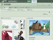 Tablet Screenshot of dociledragon.deviantart.com