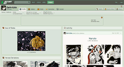 Desktop Screenshot of darkvickie.deviantart.com