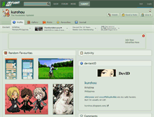 Tablet Screenshot of kurohou.deviantart.com