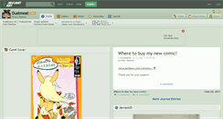 Desktop Screenshot of dustmeat.deviantart.com