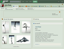 Tablet Screenshot of jack-rose.deviantart.com