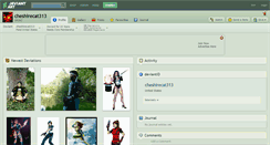 Desktop Screenshot of cheshirecat313.deviantart.com