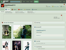 Tablet Screenshot of cheshirecat313.deviantart.com