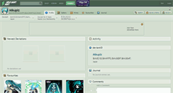 Desktop Screenshot of mikuplz.deviantart.com