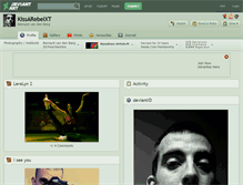 Tablet Screenshot of kissarebelxt.deviantart.com