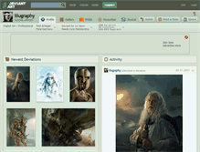 Tablet Screenshot of illugraphy.deviantart.com