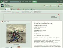 Tablet Screenshot of fifekun.deviantart.com