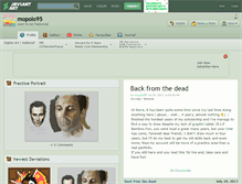 Tablet Screenshot of mopolo95.deviantart.com
