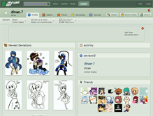 Tablet Screenshot of dinae-7.deviantart.com