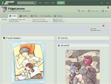 Tablet Screenshot of flidgetjerome.deviantart.com