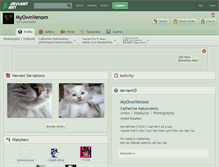 Tablet Screenshot of myownvenom.deviantart.com