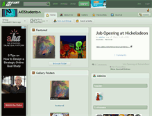 Tablet Screenshot of aiostudents.deviantart.com
