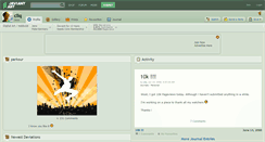 Desktop Screenshot of cliq.deviantart.com