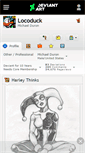 Mobile Screenshot of locoduck.deviantart.com