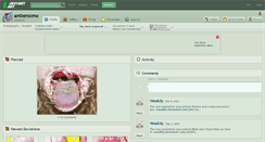 Desktop Screenshot of ambersome.deviantart.com