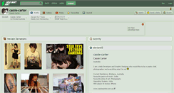 Desktop Screenshot of cassie-carter.deviantart.com