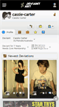 Mobile Screenshot of cassie-carter.deviantart.com