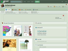 Tablet Screenshot of mohannatesan.deviantart.com