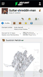 Mobile Screenshot of guitar-shreddin-man.deviantart.com