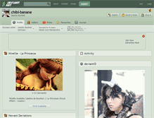 Tablet Screenshot of chibi-banane.deviantart.com