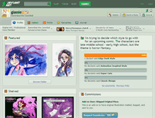 Tablet Screenshot of glassie.deviantart.com