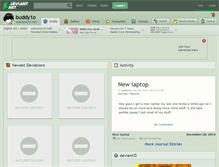 Tablet Screenshot of buddy1o.deviantart.com