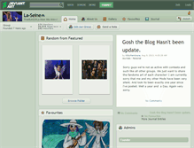 Tablet Screenshot of la-seine.deviantart.com