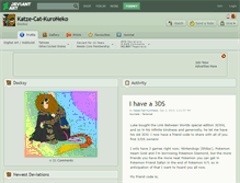 Tablet Screenshot of katze-cat-kuroneko.deviantart.com