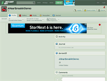 Tablet Screenshot of aheartbreakinstereo.deviantart.com