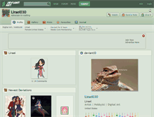 Tablet Screenshot of lirael030.deviantart.com