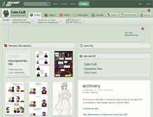 Tablet Screenshot of cass-cult.deviantart.com